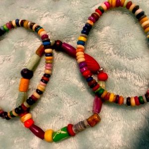 Set of three handmade braclets